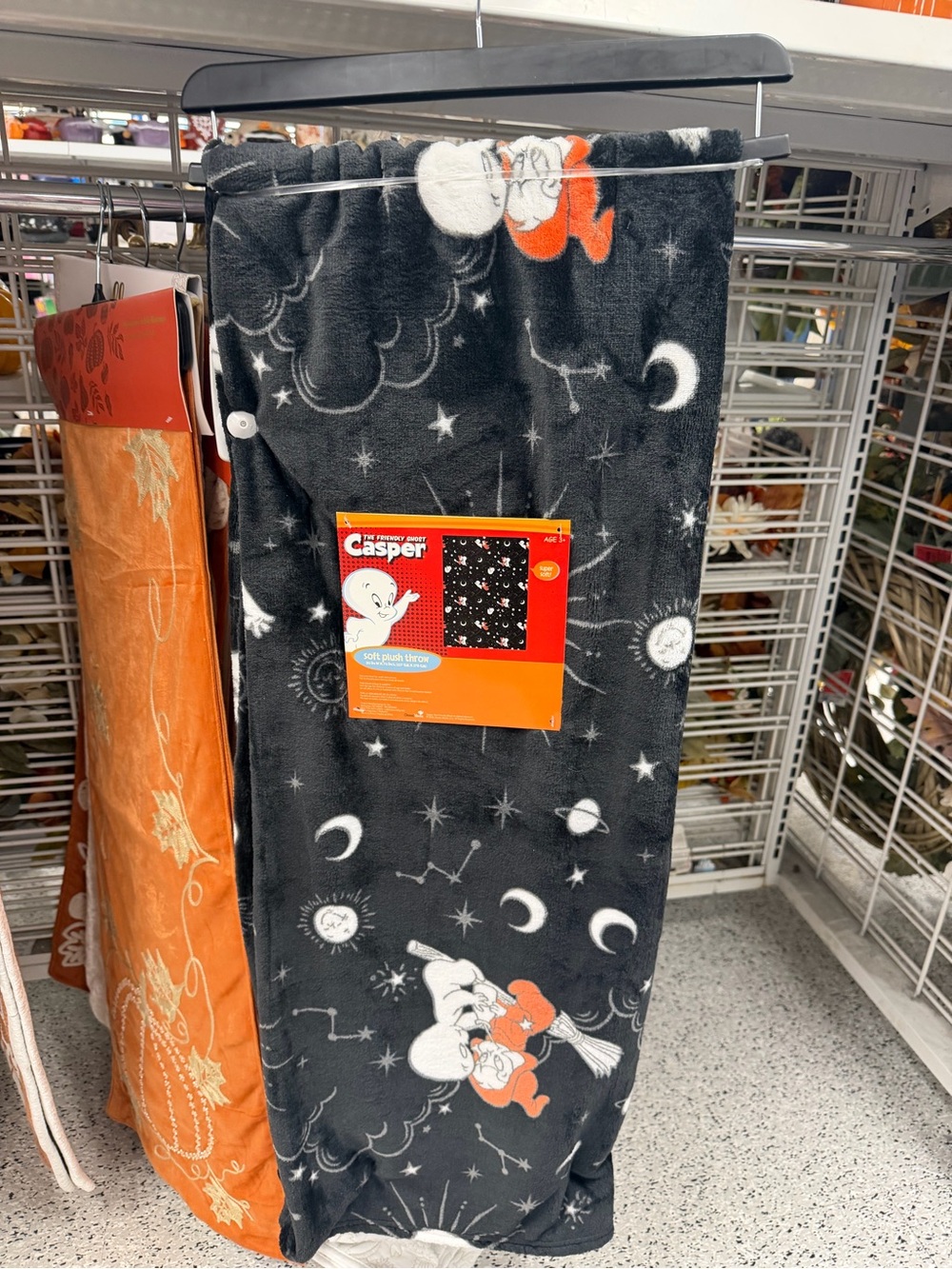 Casper the ghost blanket